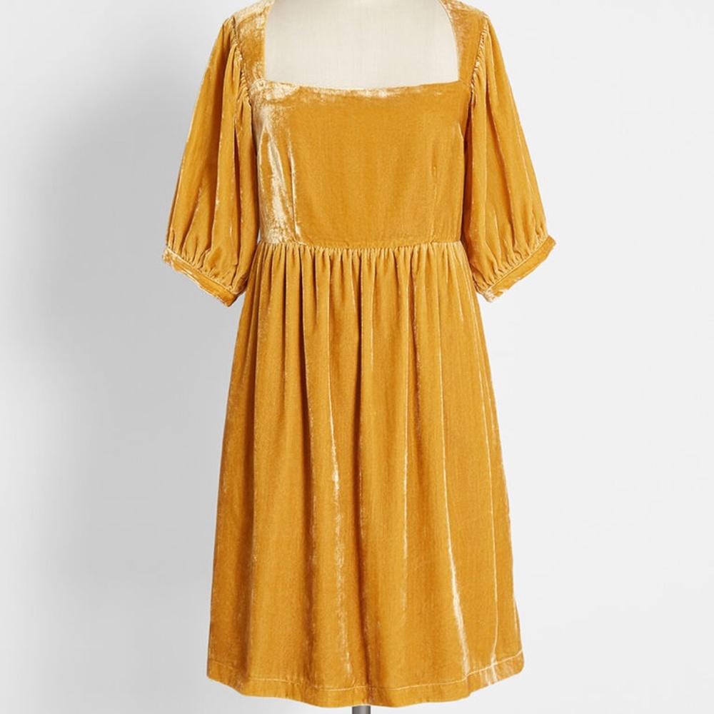 Softly Sumptuous Velvet Babydoll Dress